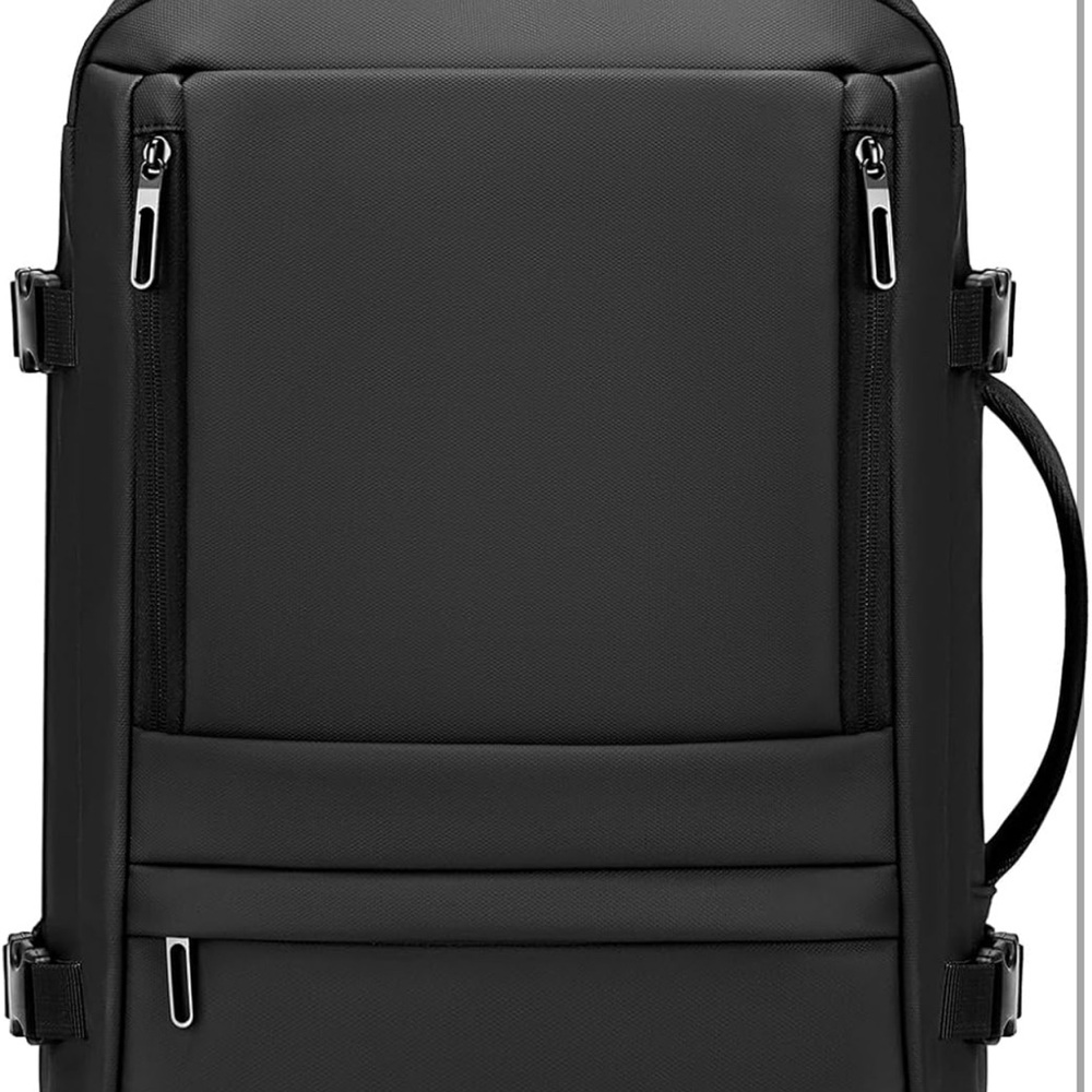 Sleek Black Men's Backpack